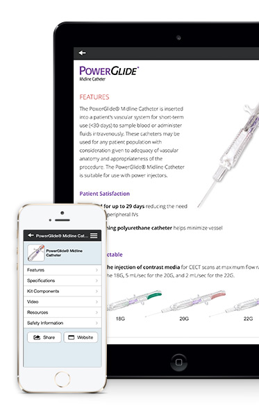 Bard Access App for iOS Mobile Devices